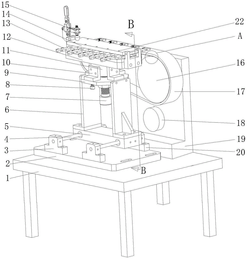 Contactor welding contact point grinding device and machining method thereof