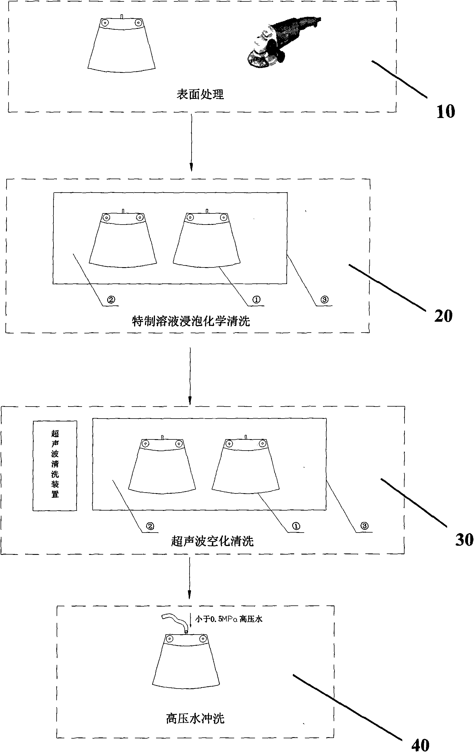 Method for cleaning ceramic filter plate of ceramic filter