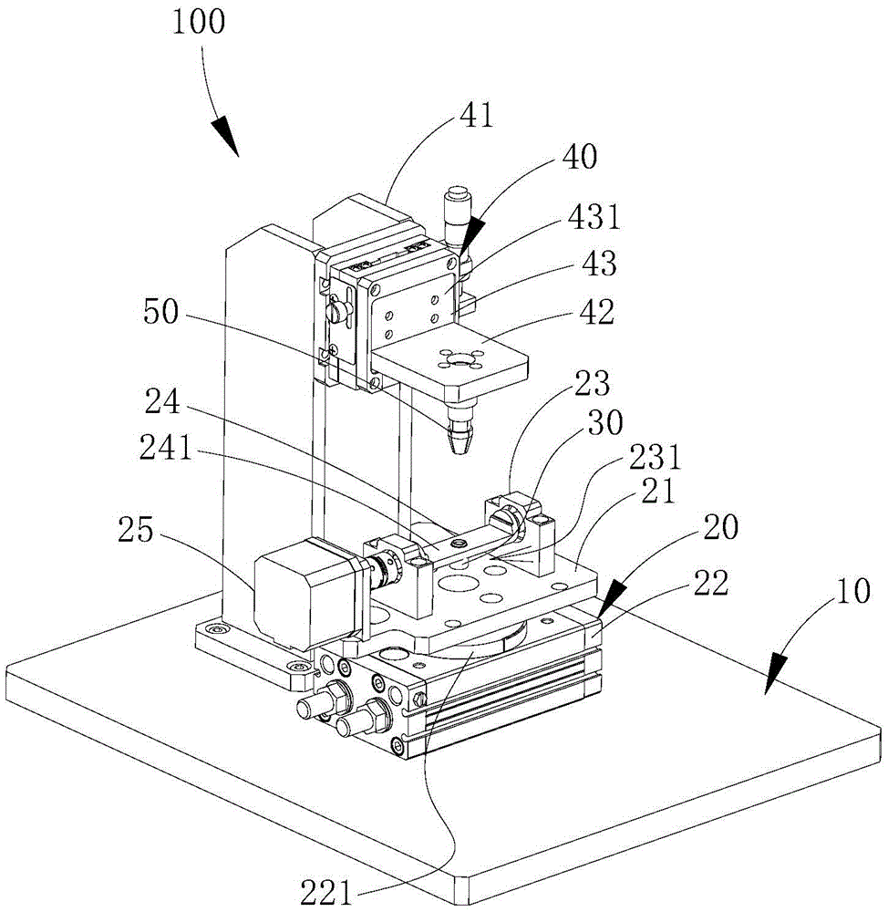 Detection device for detecting performance of laser diode