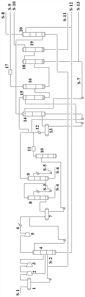 A device and method for high-pressure desulfurization and separation of oil and gas