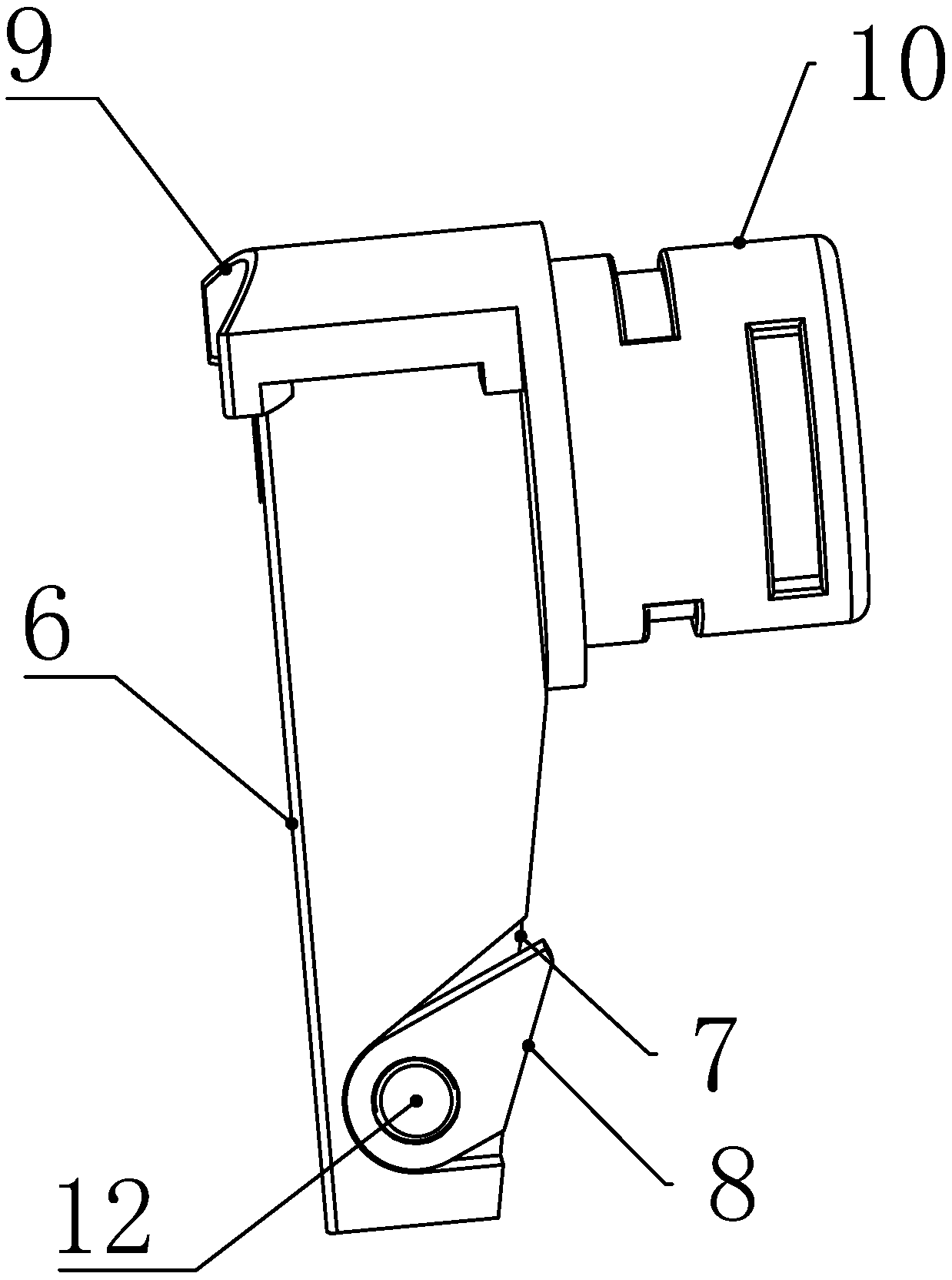 Drop-proof device for latch type scaffold