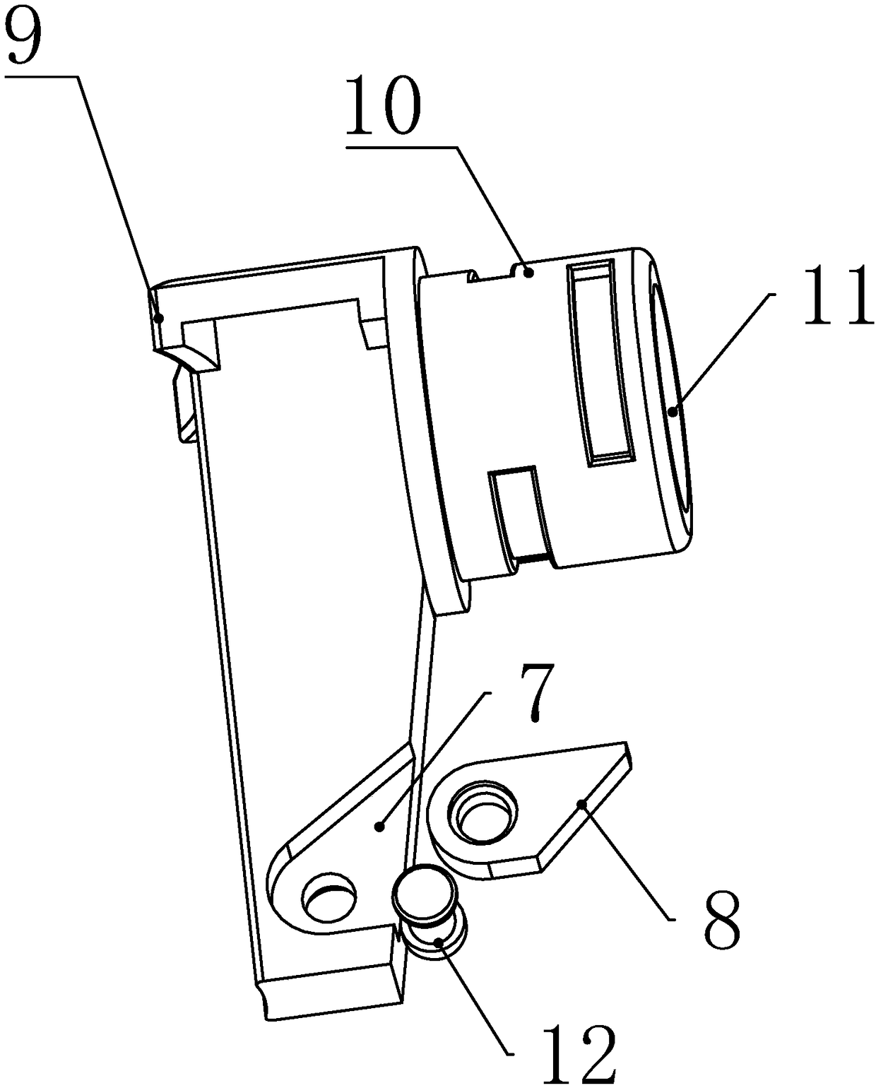 Drop-proof device for latch type scaffold