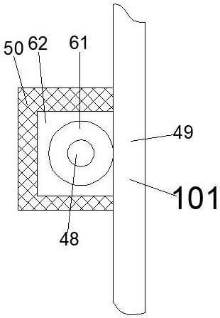 Gas stove device capable of automatically taking cooked dishes out of pot