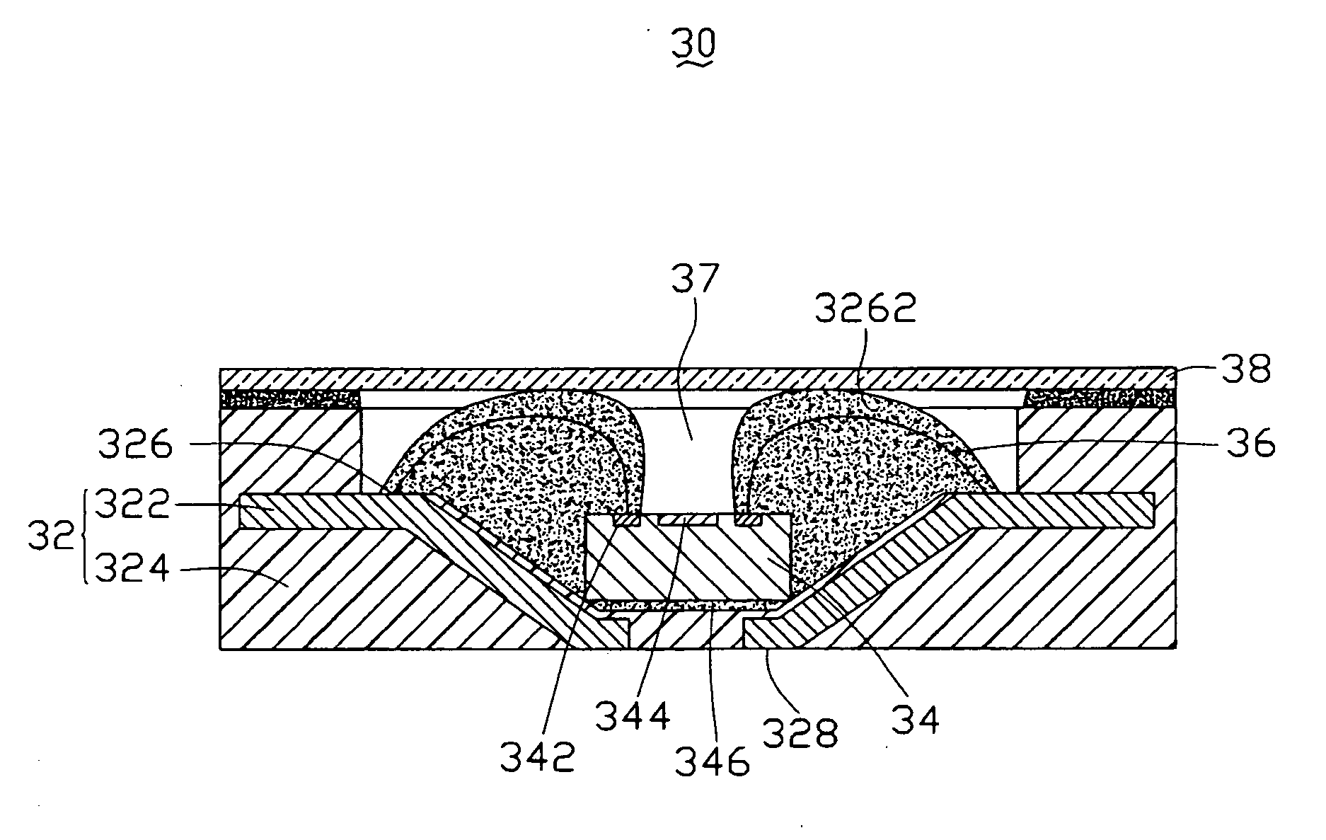 Image sensor chip package fabrication method