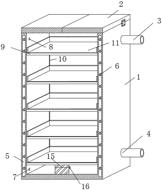Gelatin storage device with drying assembly