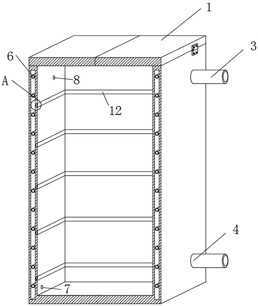 Gelatin storage device with drying assembly
