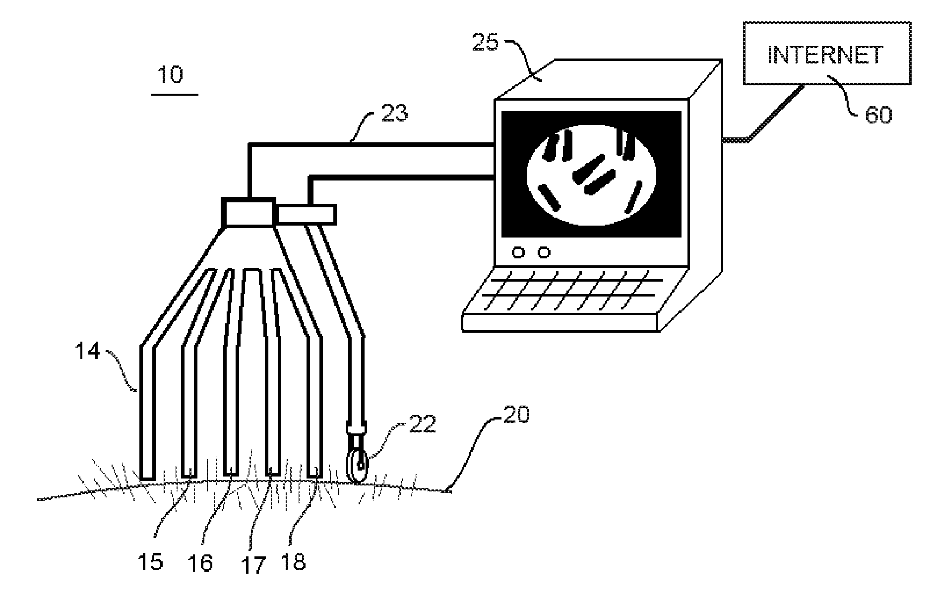 Apparatus and method for mapping hair metric