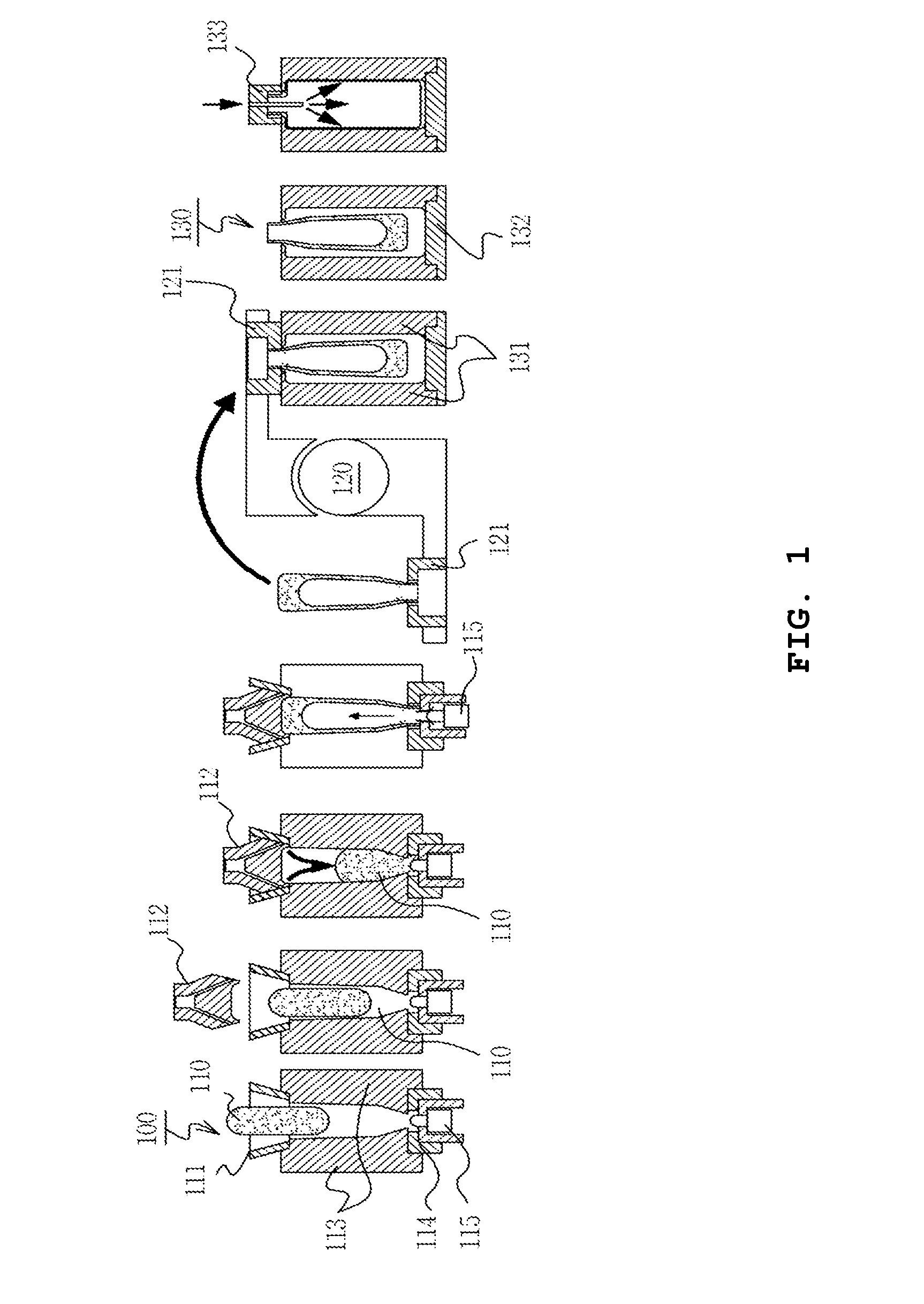 Apparatus for blow molding glass bottle, and molding method therefor