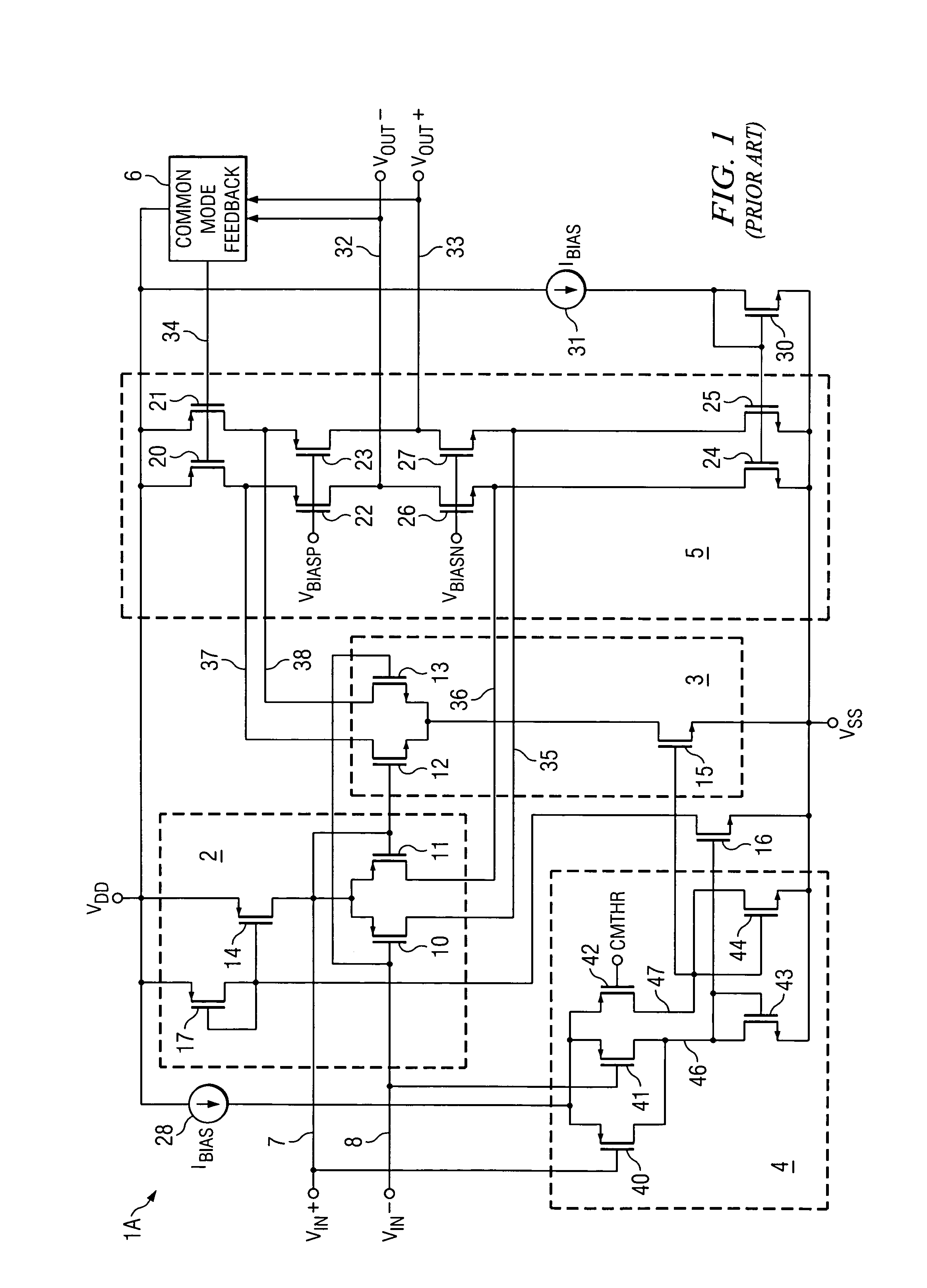 Circuit and method for switching active loads of operational amplifier input stage