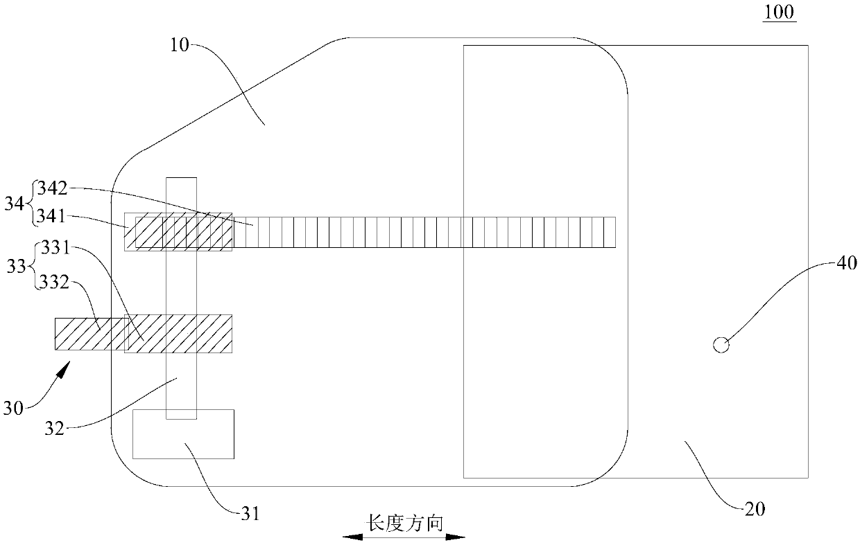 Electric stretching and retracting door and vehicle comprising the same