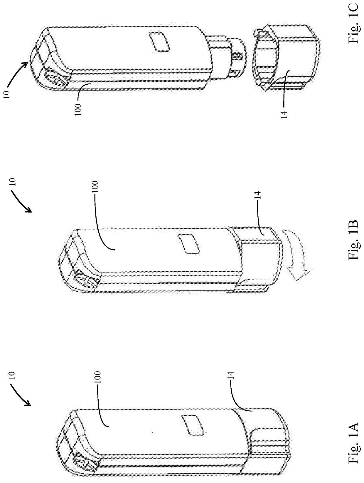 Portable drug mixing and delivery device and associated methods