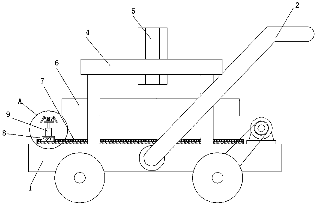 A kind of ground compacting device for building