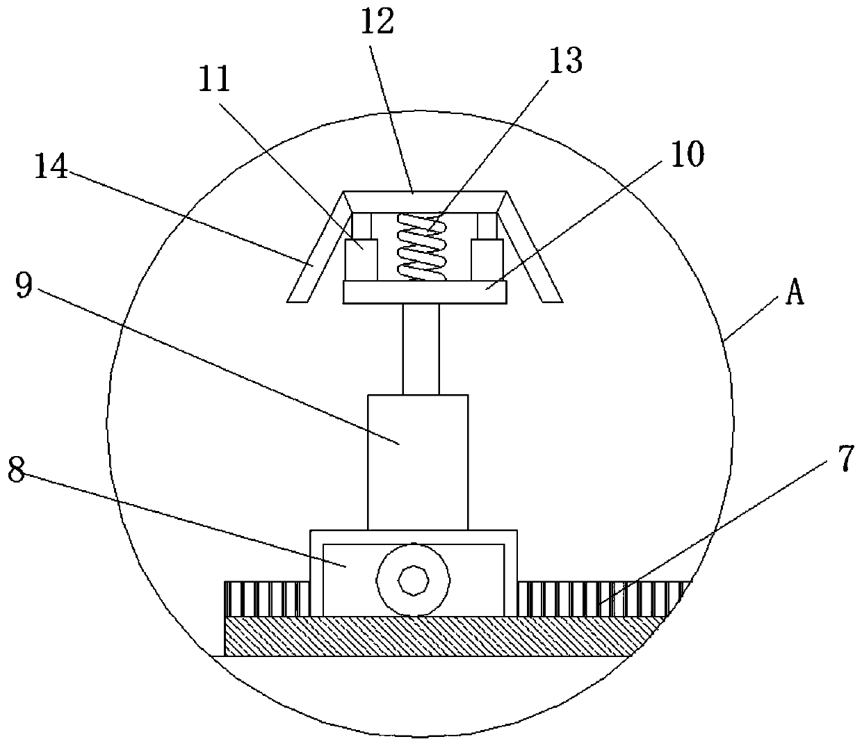 A kind of ground compacting device for building