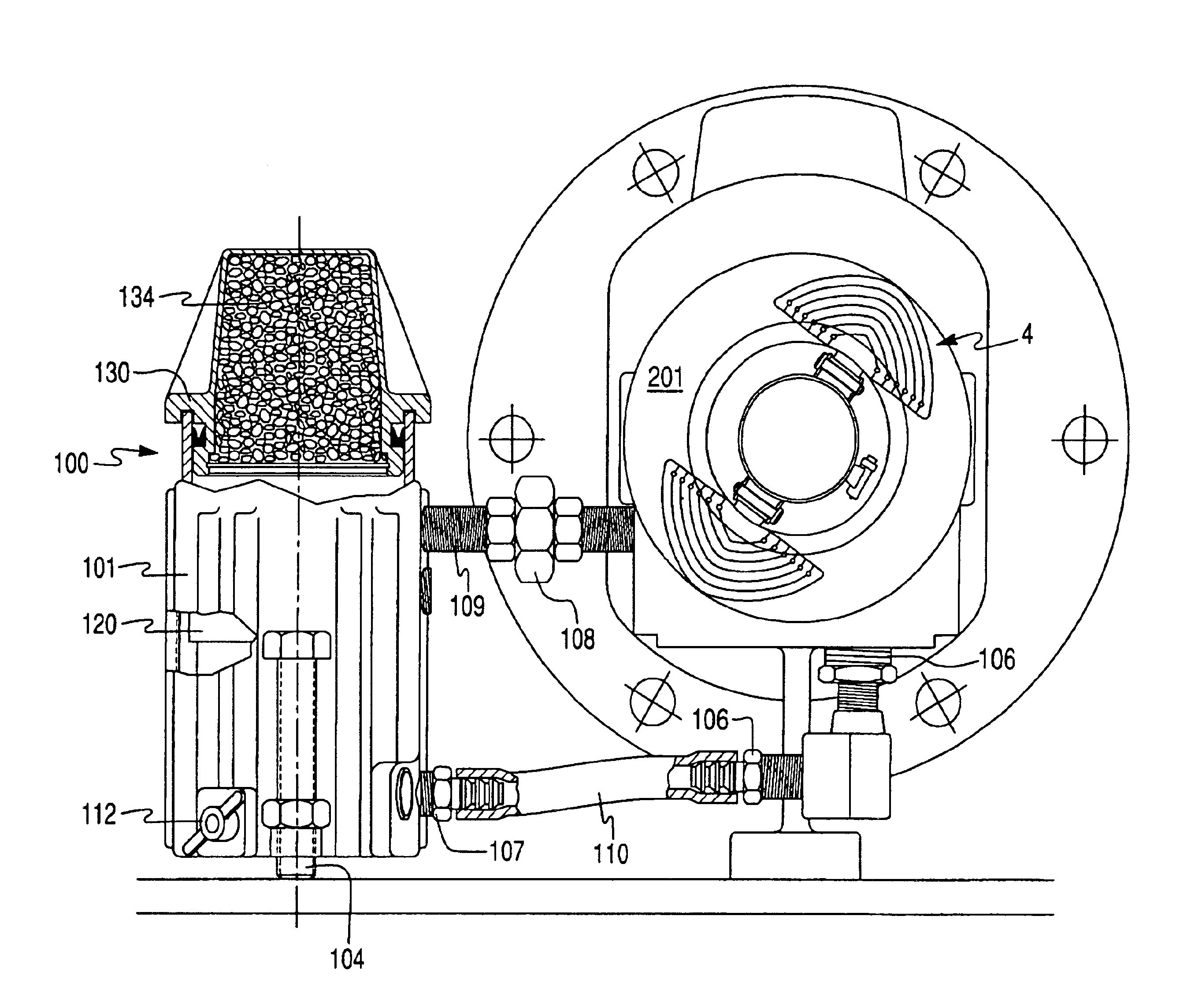Pump lubrication system including an external reservoir