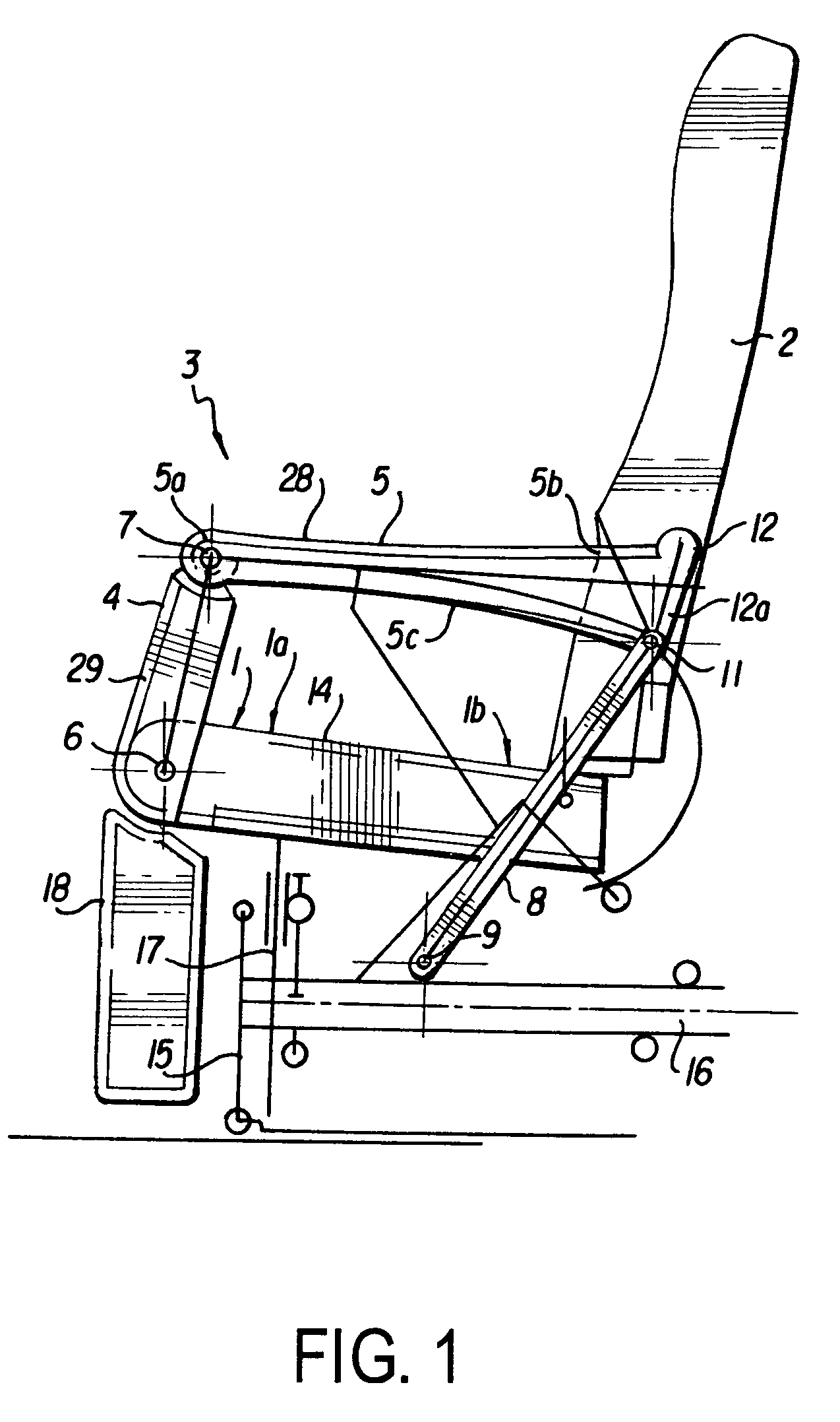 Seat which can be converted into a couchette with a deformable armrest