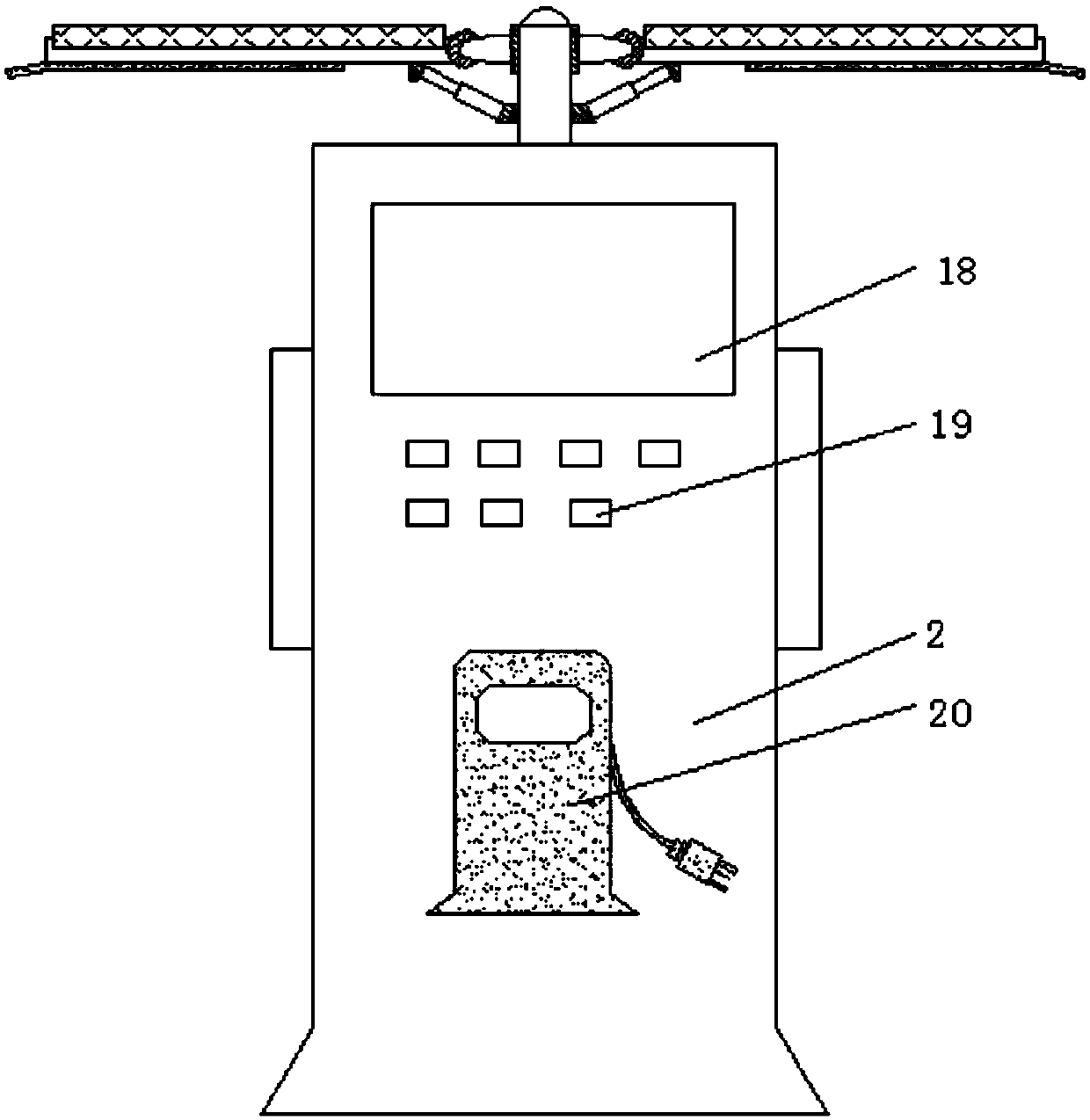 Dustproof and moisture-proof charging device for electronic product