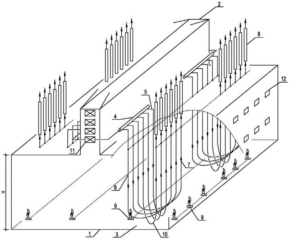 Ethylene cracking furnace