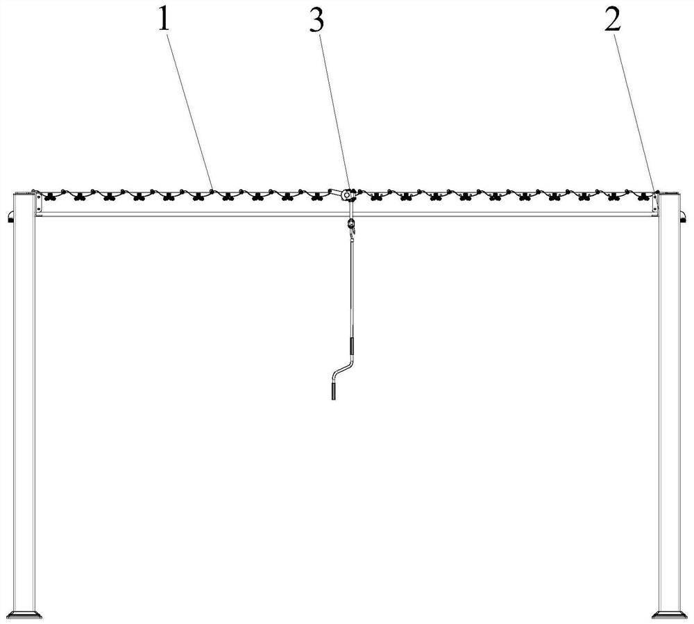 Louver blade assembly with waterproof structure