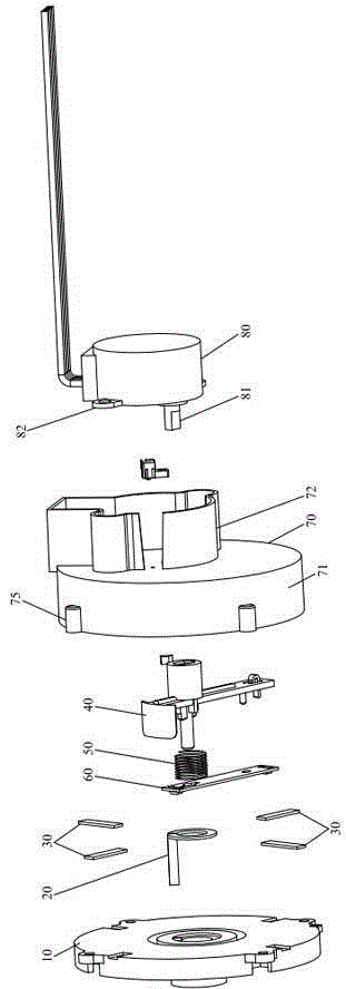 High-voltage arc prevention switching device