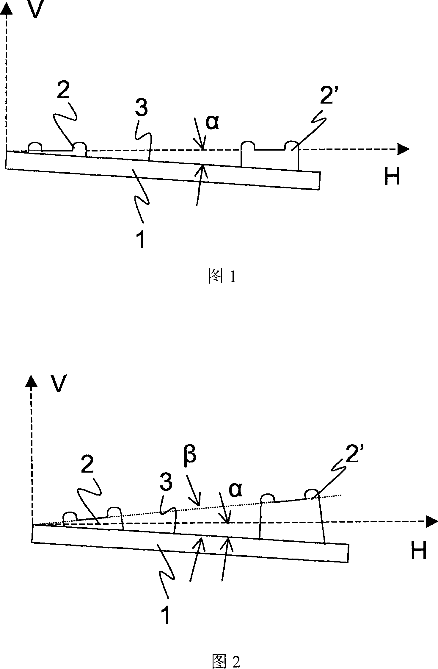 Track system and concrete slab of a fixed track