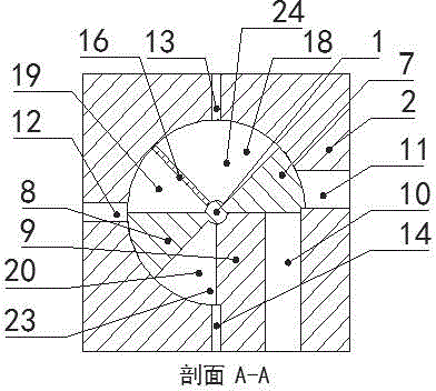 A hydraulically controlled swing-open check valve