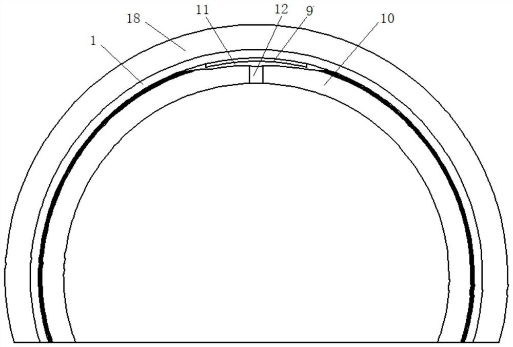 Tunnel waterproof structure and method