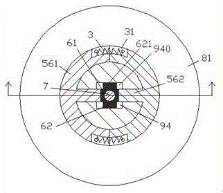 Fixed column device with anti-abrasion gasket for PCB (Printed Circuit Board) circuit board