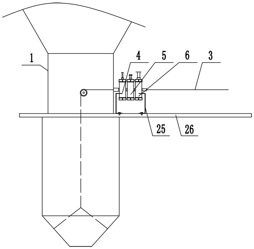 Gas-solid dust sealing device