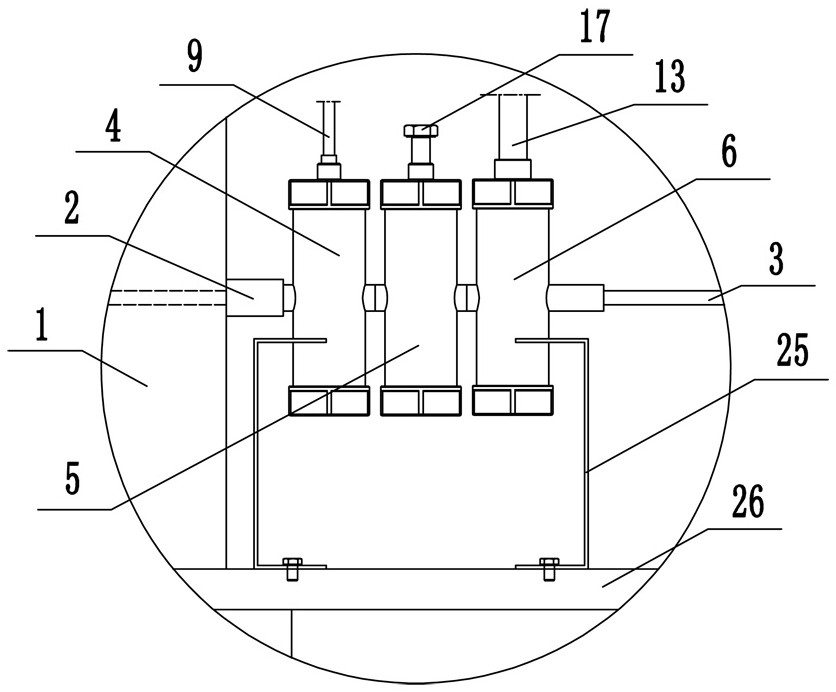 Gas-solid dust sealing device