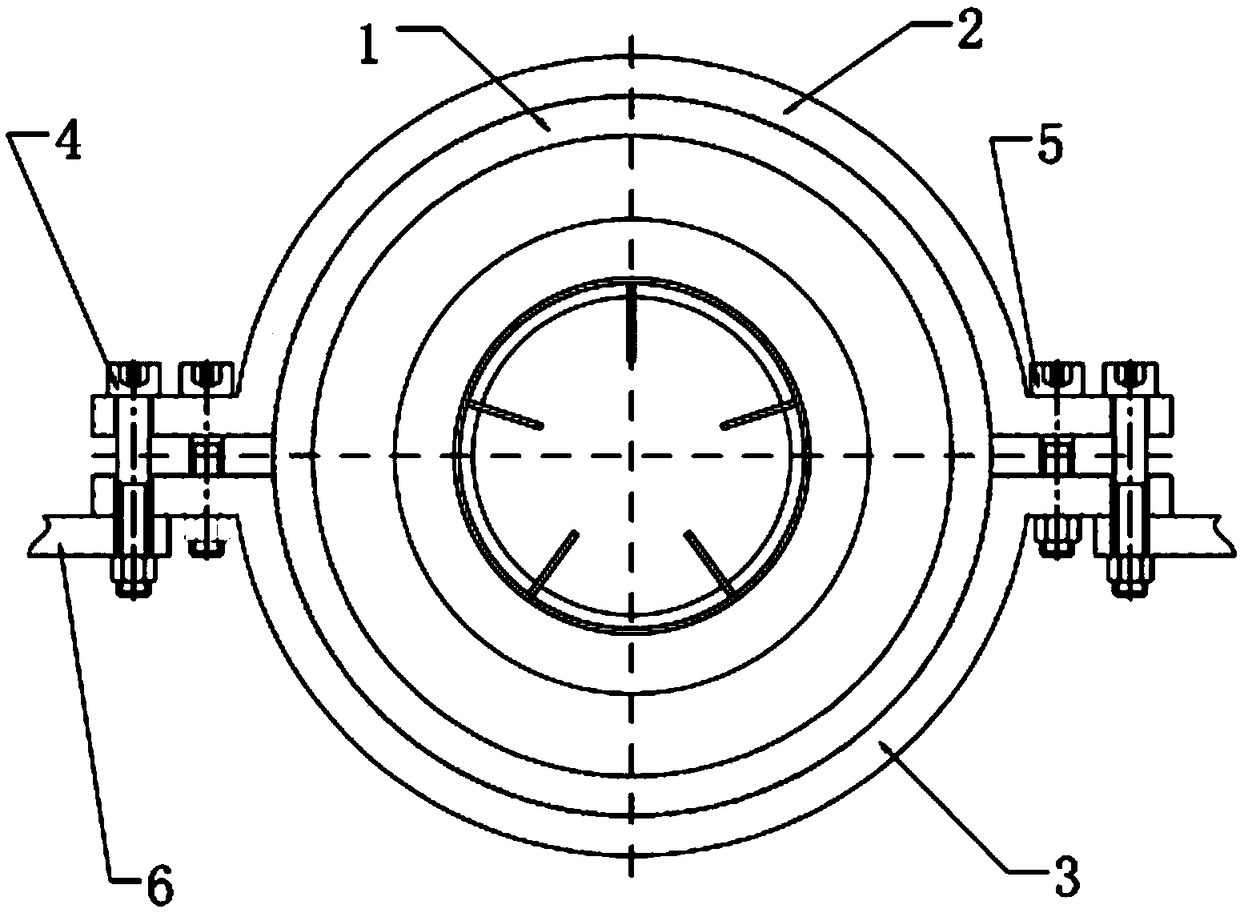 Design method of double-sided arcuate band clearance for micro-turbojet engines