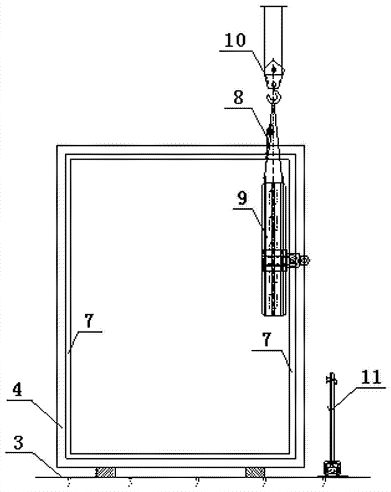 Rapid repairing method of corroded plane gate of hydropower station