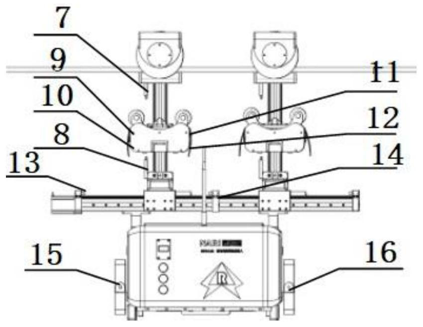 Overhead transmission line inspection robot obstacle detection control system and method