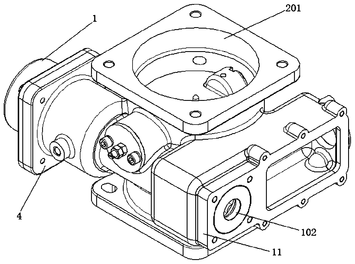 Air inlet valve capable of increasing stroke of piston