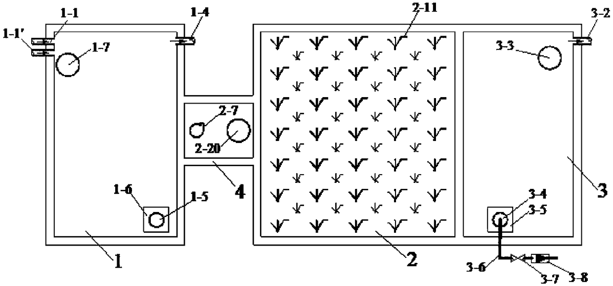 Method and rainwater garden system for synchronous resourceful treatment of reclaimed water