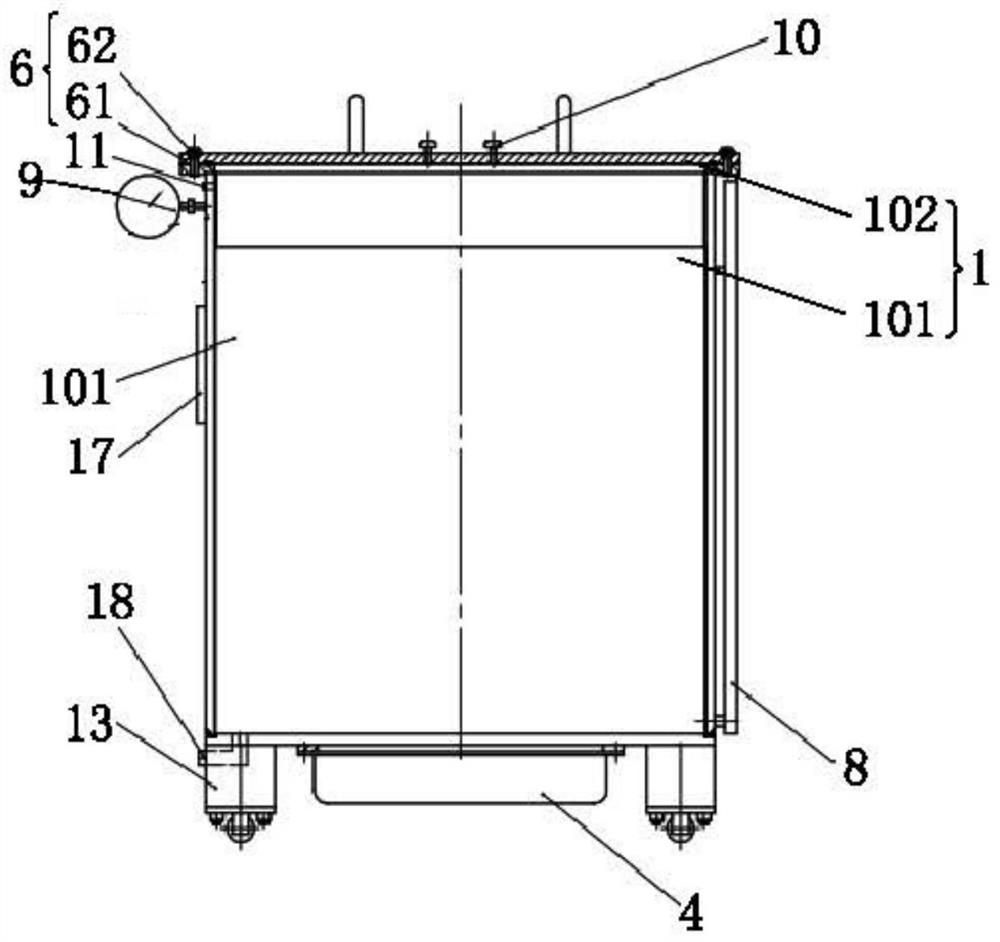 Blade matrix type batch modification device and method for activated carbon fibers