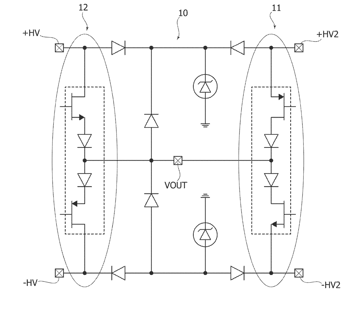 Driver circuit, corresponding ultrasound apparatus and method