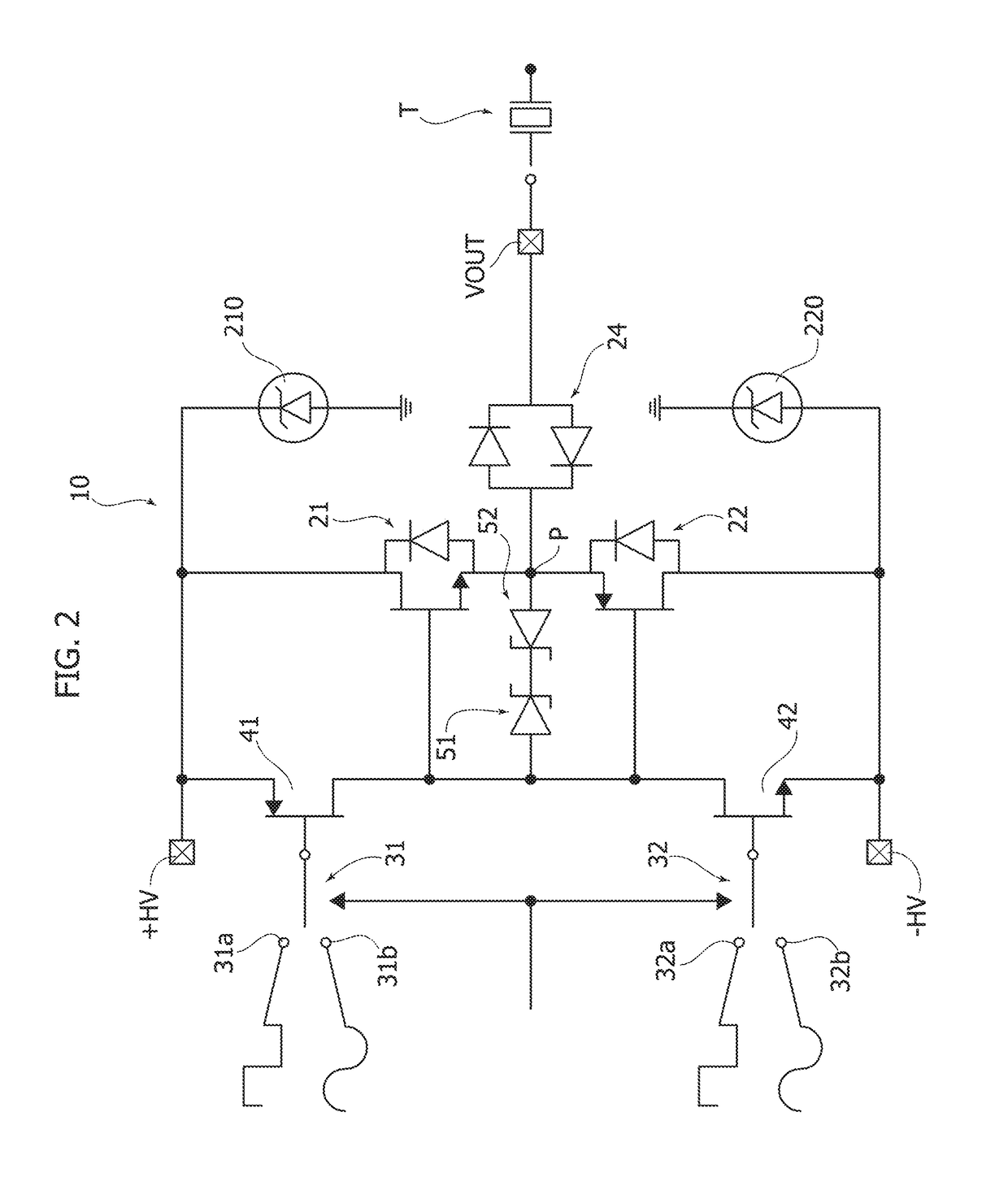 Driver circuit, corresponding ultrasound apparatus and method