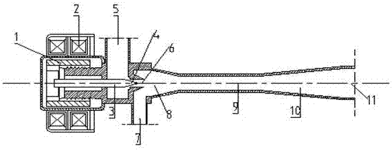 Variable area ratio ejector based on electronic expansion valve