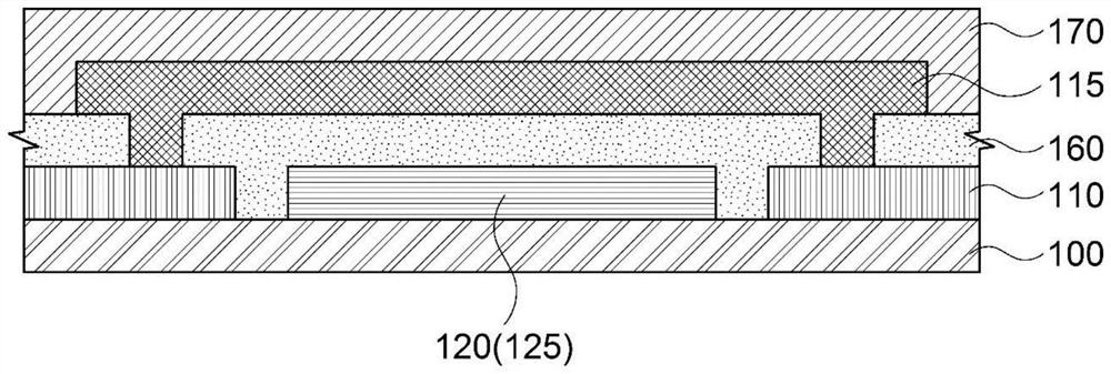 Antenna insertion electrode structure and image display device including same