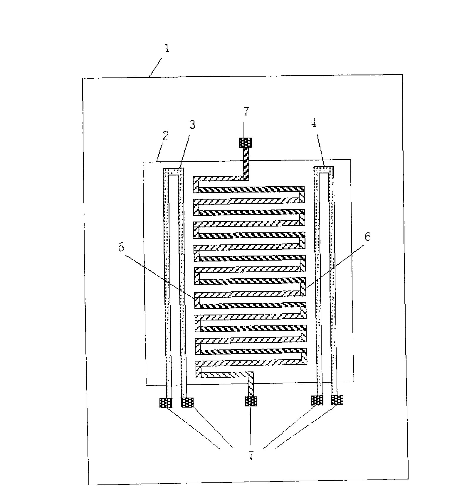 Thin film type thermoelectric converter and a measuring method