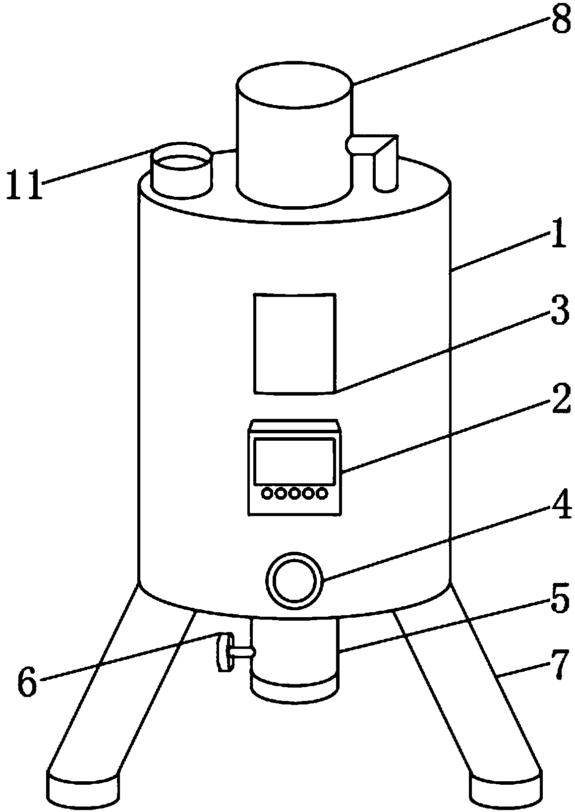 Municipal sewage pipe network water purification treatment system