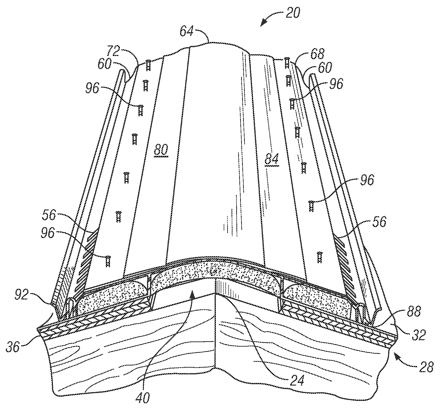 Externally Baffled Ridge Vent With Fastener