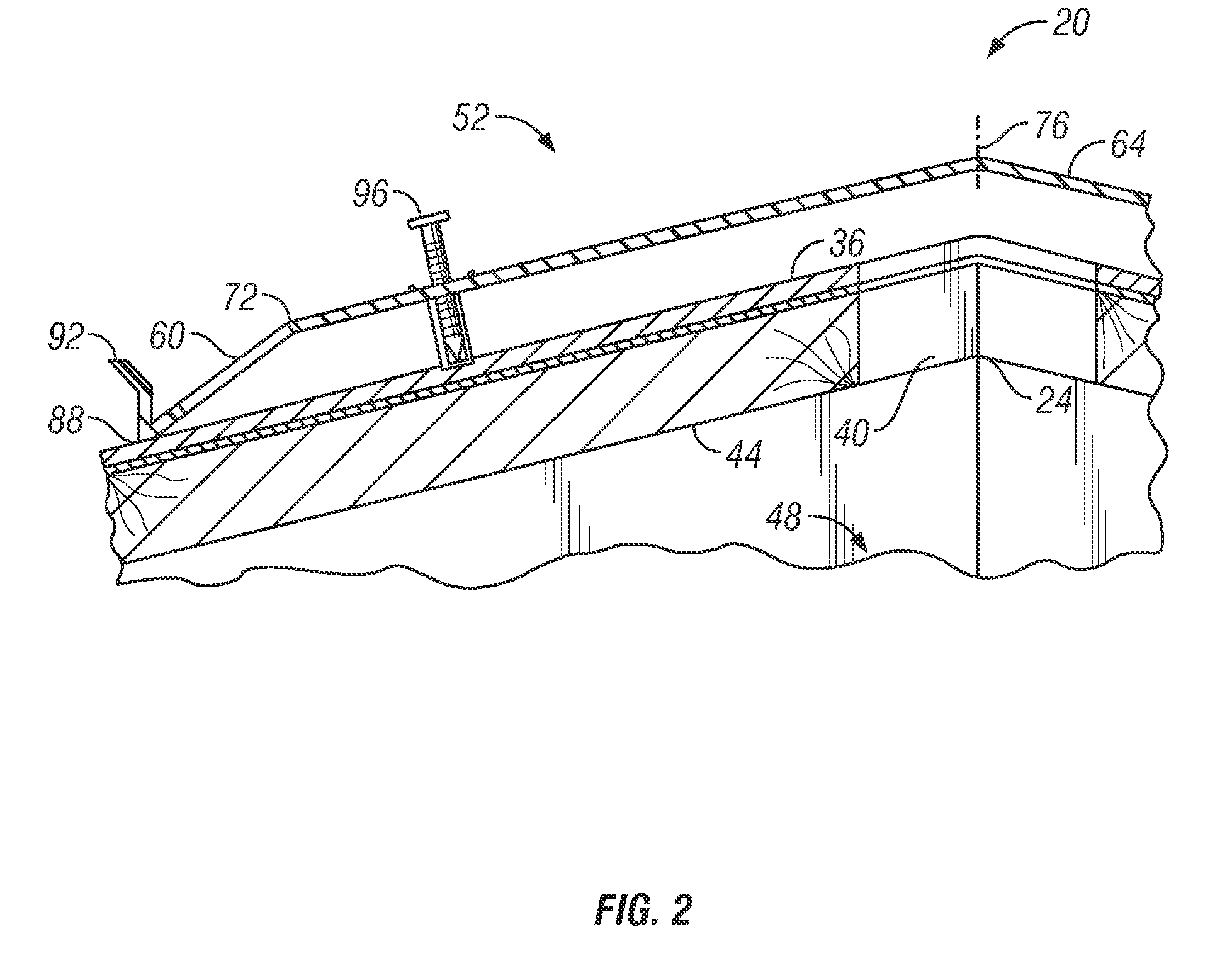 Externally Baffled Ridge Vent With Fastener