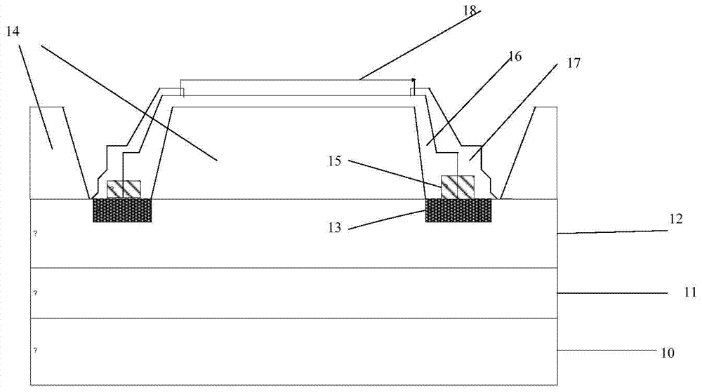 A kind of microbridge structure of broadband and high absorption of terahertz wave and preparation method thereof