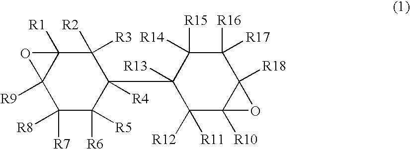 Thermosetting epoxy resin composition and transparent material