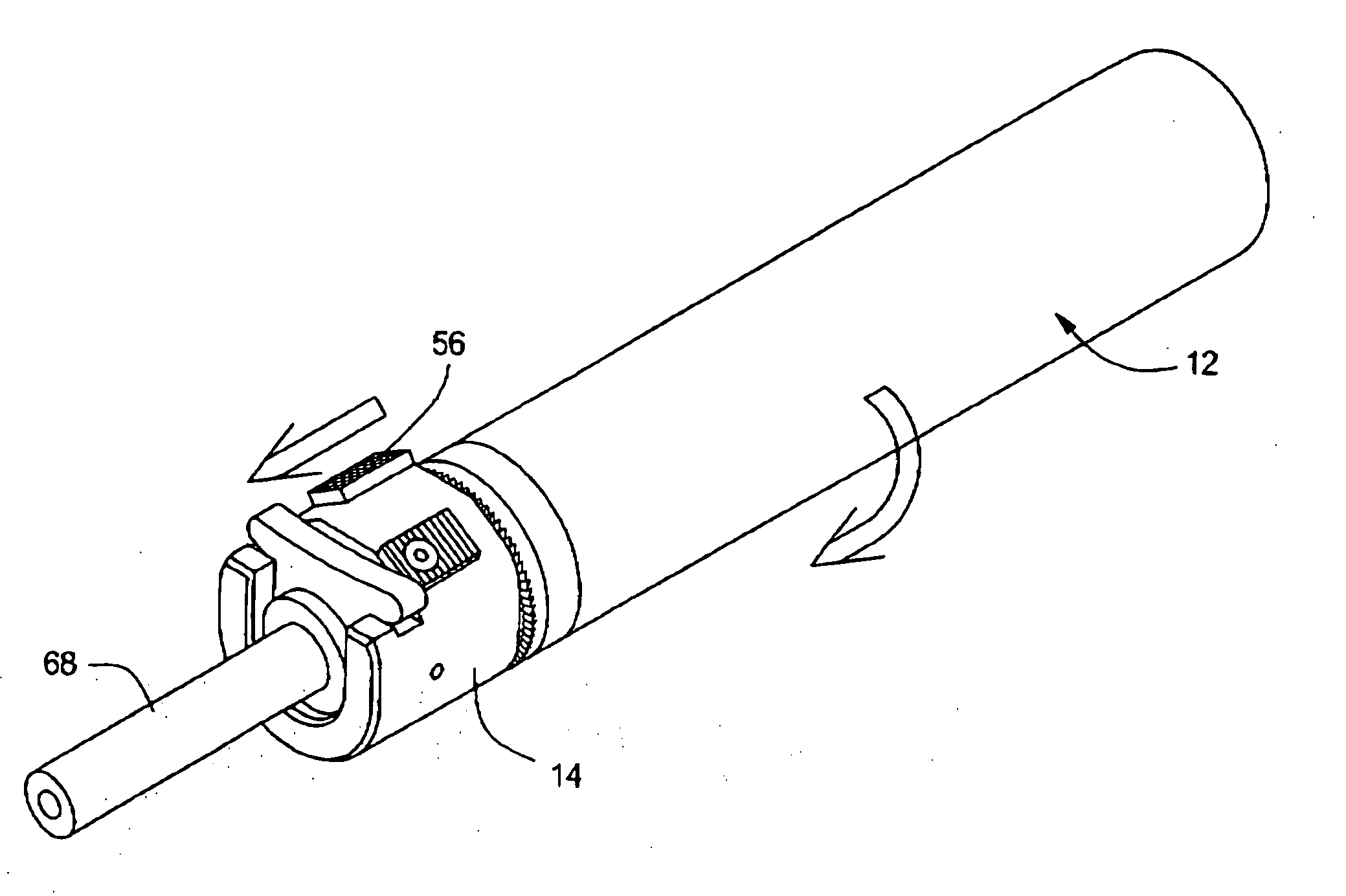 Lock/rotation mounted suppressor