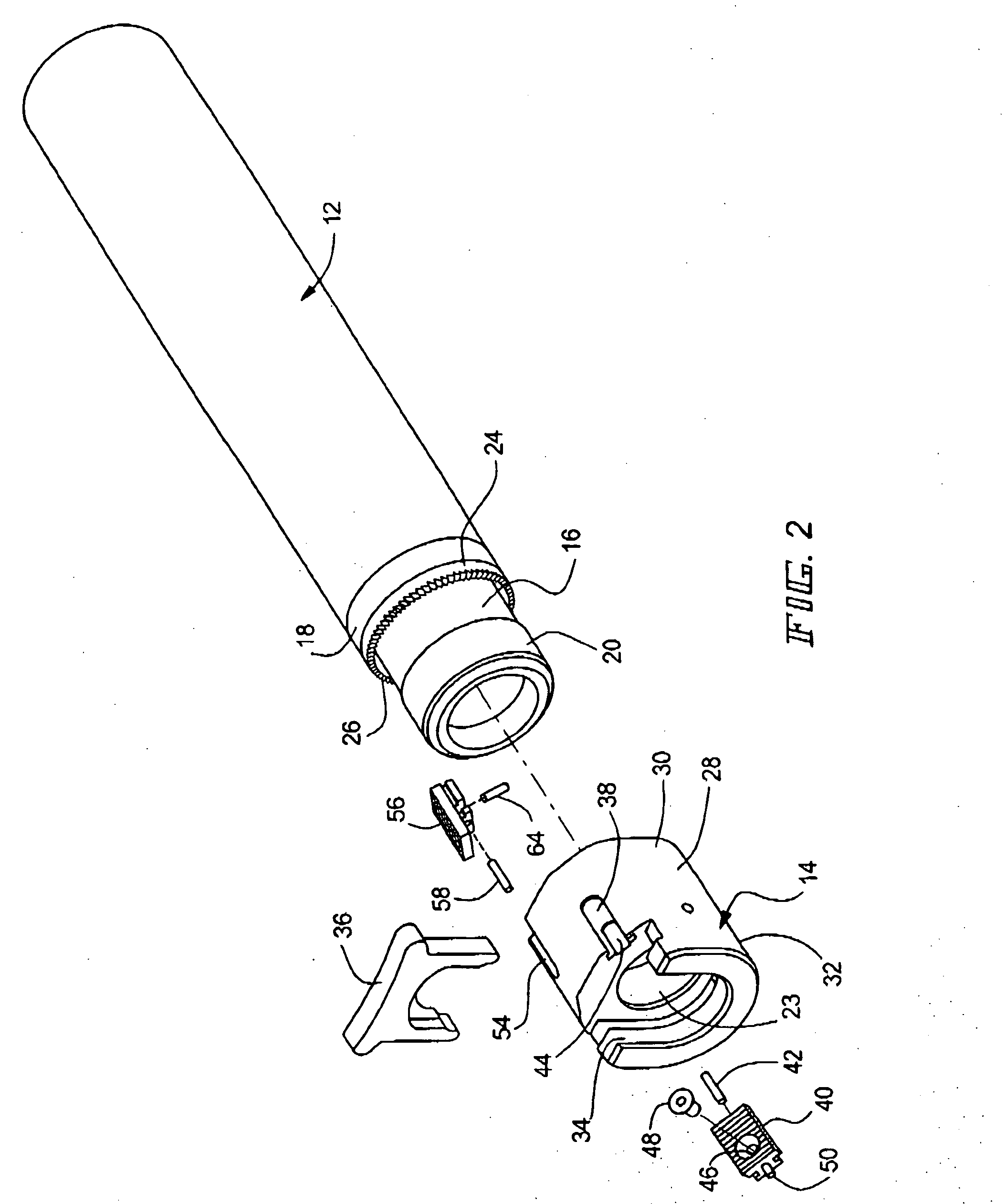 Lock/rotation mounted suppressor