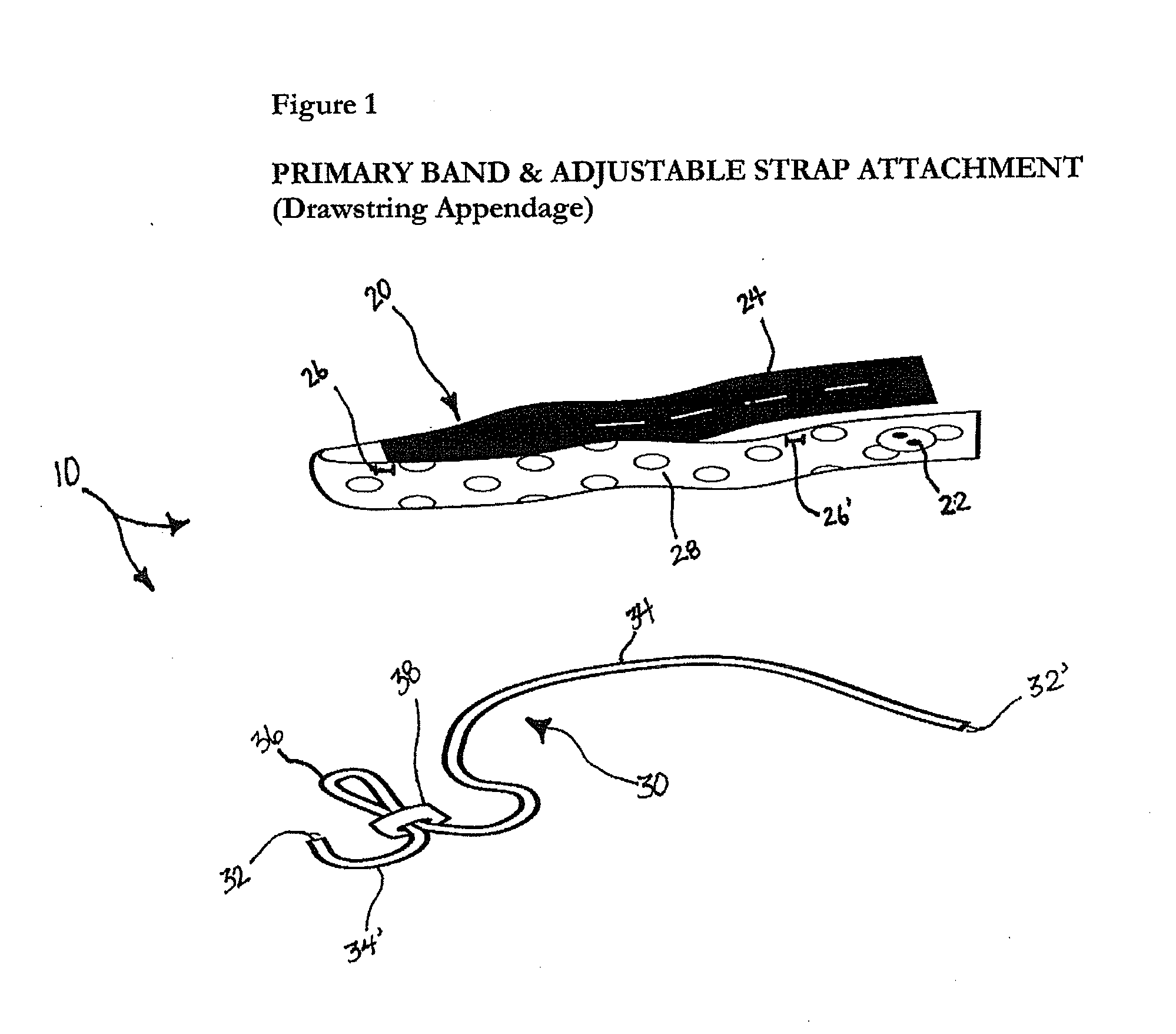 Stretchable band and adjustable strap attachment for breastfeeding