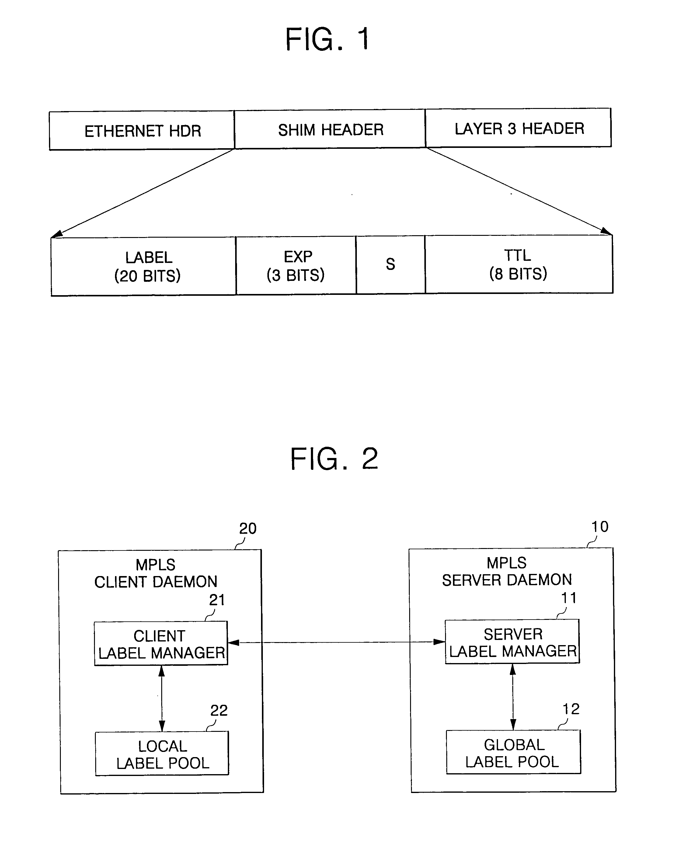 Distributed multi-protocol label switching router and managing labels therein