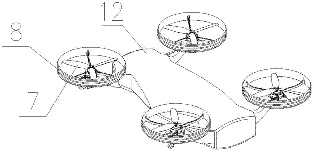 A land-air amphibious vehicle